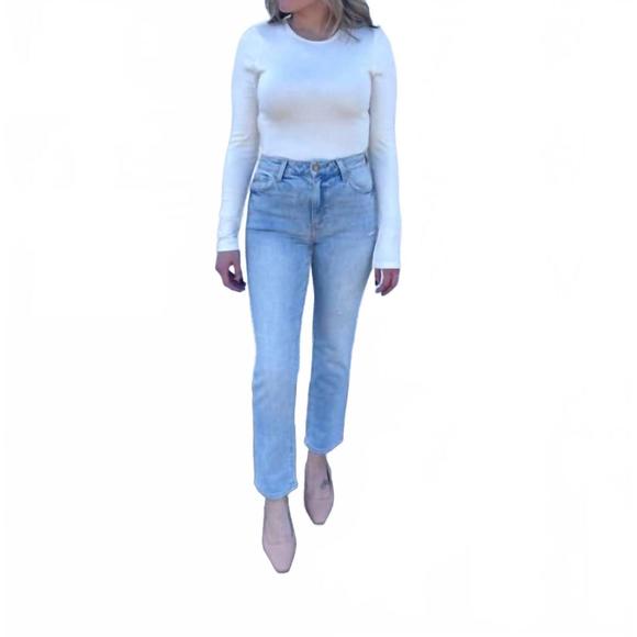 NEW PISTOLA nicole high rise cigarette jeans in denim